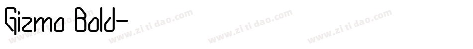Gizmo Bold字体转换